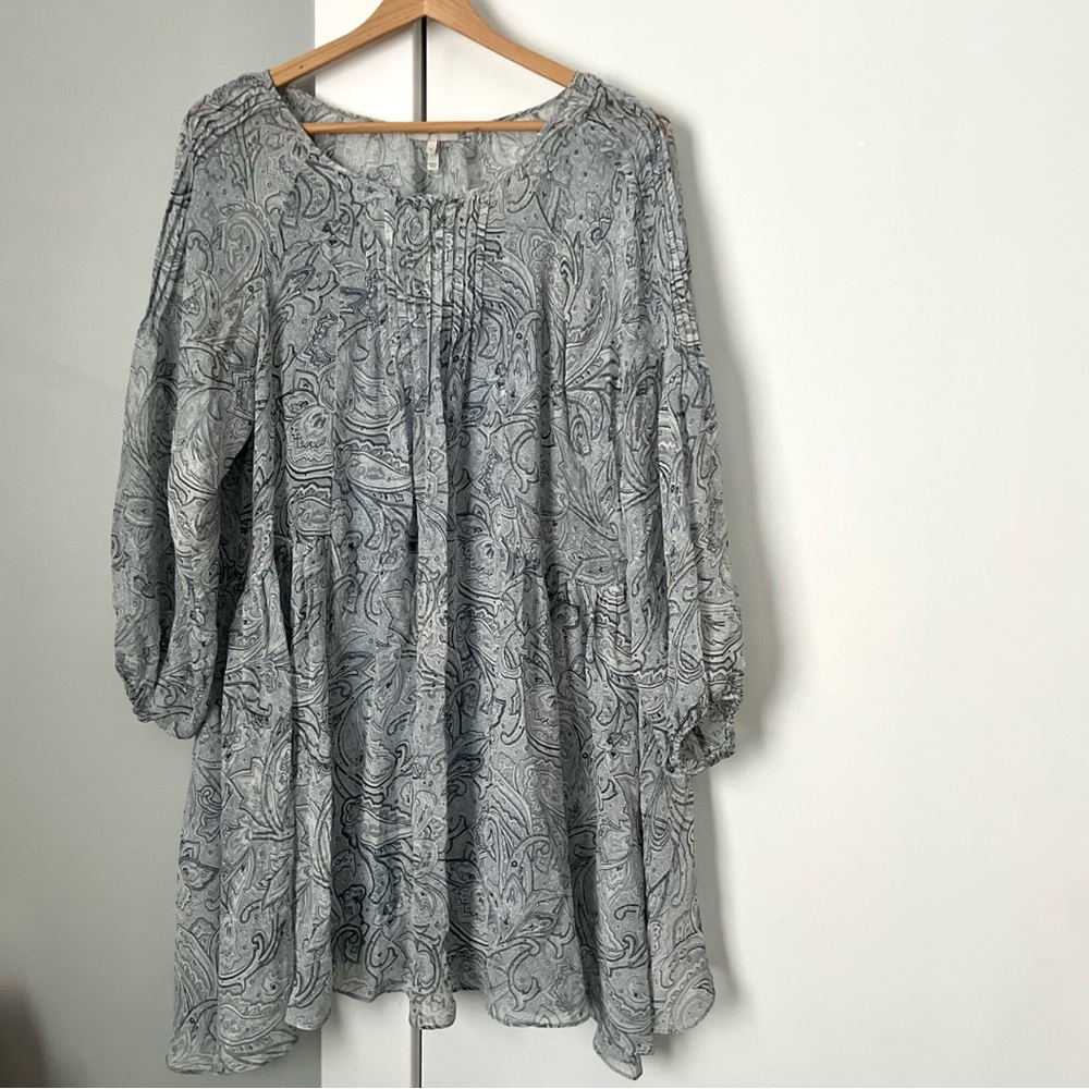 JOIE Paisley Babydoll Dress
